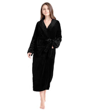 Load image into Gallery viewer, ABR-02 Black Fleece Robe

