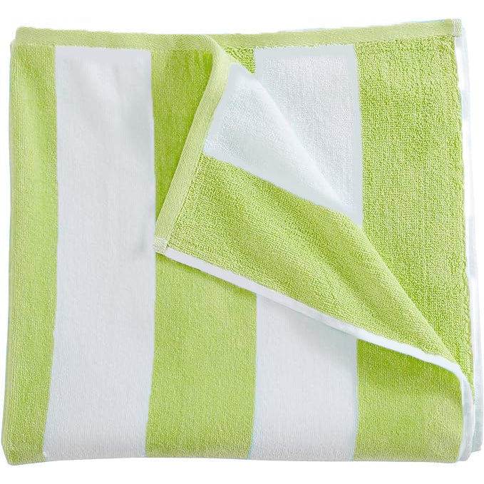 AT-125 Lime Stripes Towel