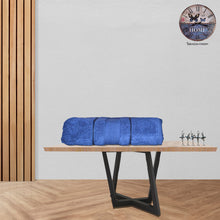 Load image into Gallery viewer, AT-95 Elegant Design Blue Towel

