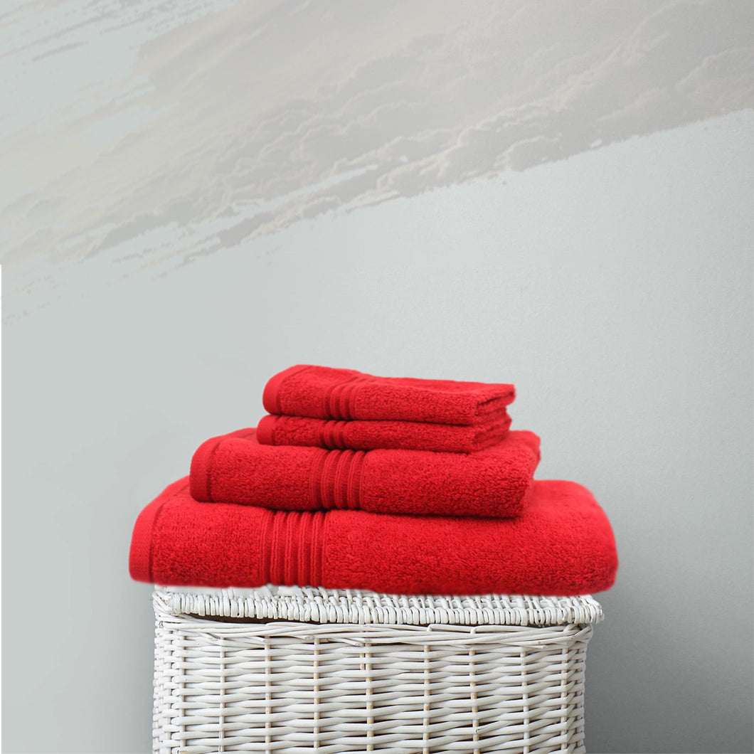 AT-115 Classic Plain Red Towel