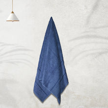 Load image into Gallery viewer, AT-95 Elegant Design Blue Towel
