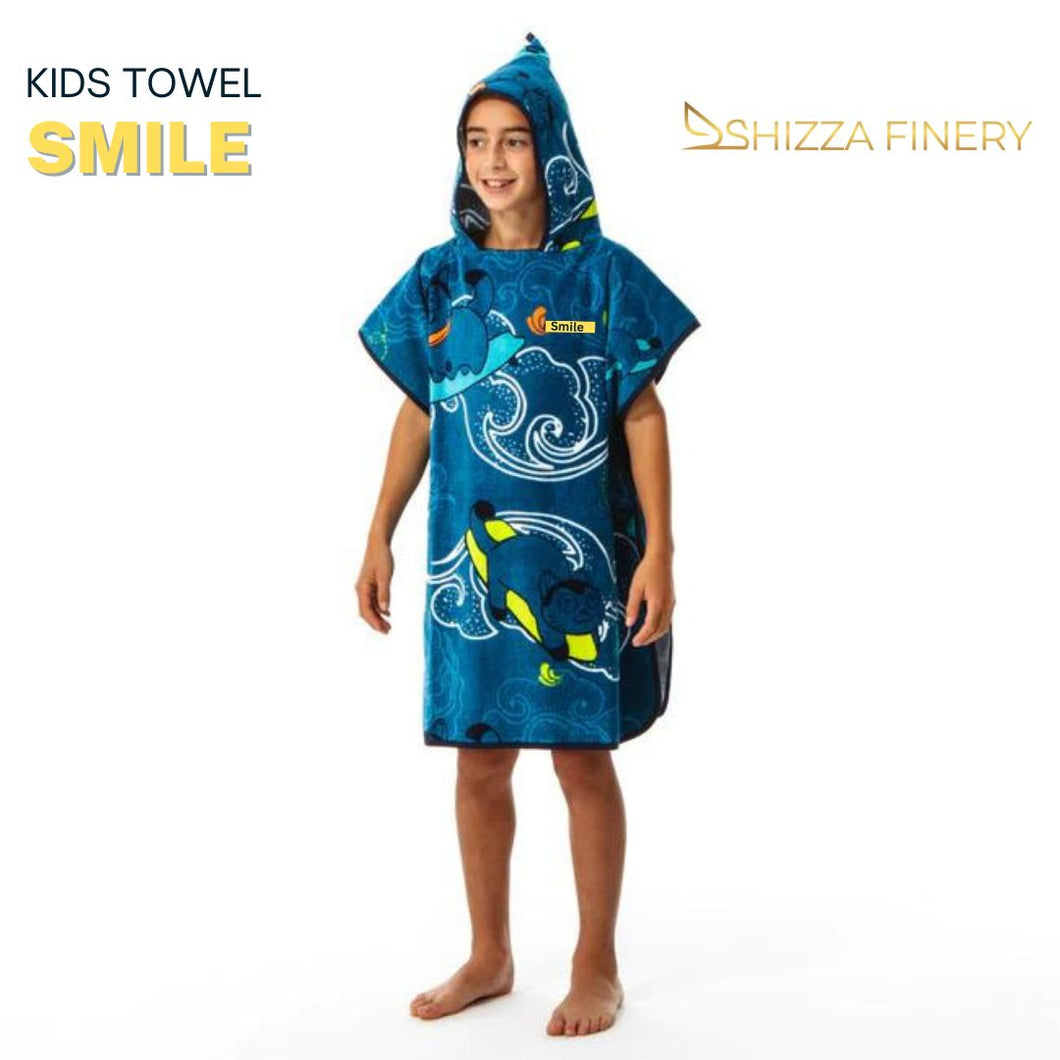 KT-18 Cats in the Water Poncho Towel