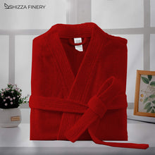 Load image into Gallery viewer, ABR-13 Red Terry Bathrobe
