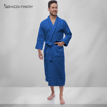 Load image into Gallery viewer, ABR-09 Royal Blue  Fleece Robe
