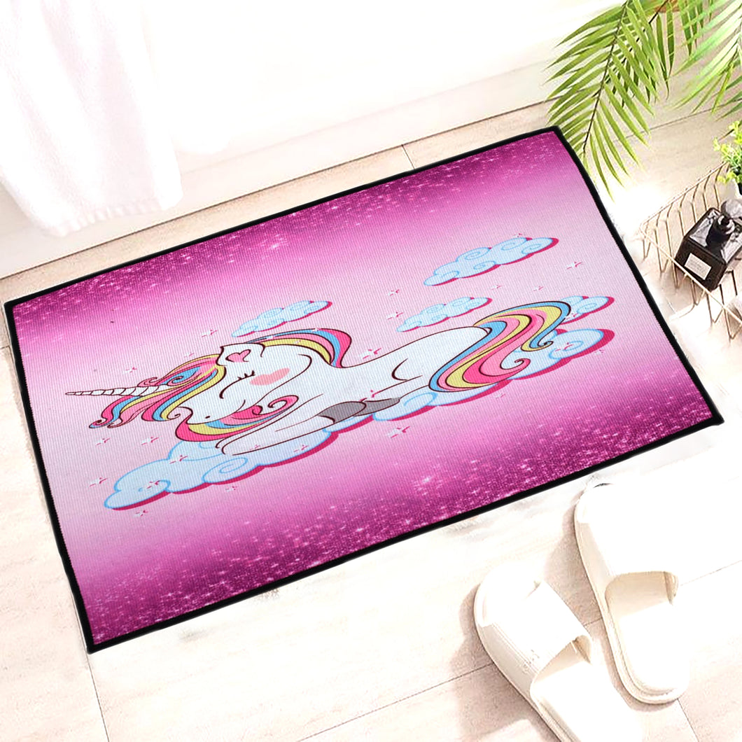 KM-36 Soft Anti-Slip Unicorn Animated Characters Printed Kids Mats