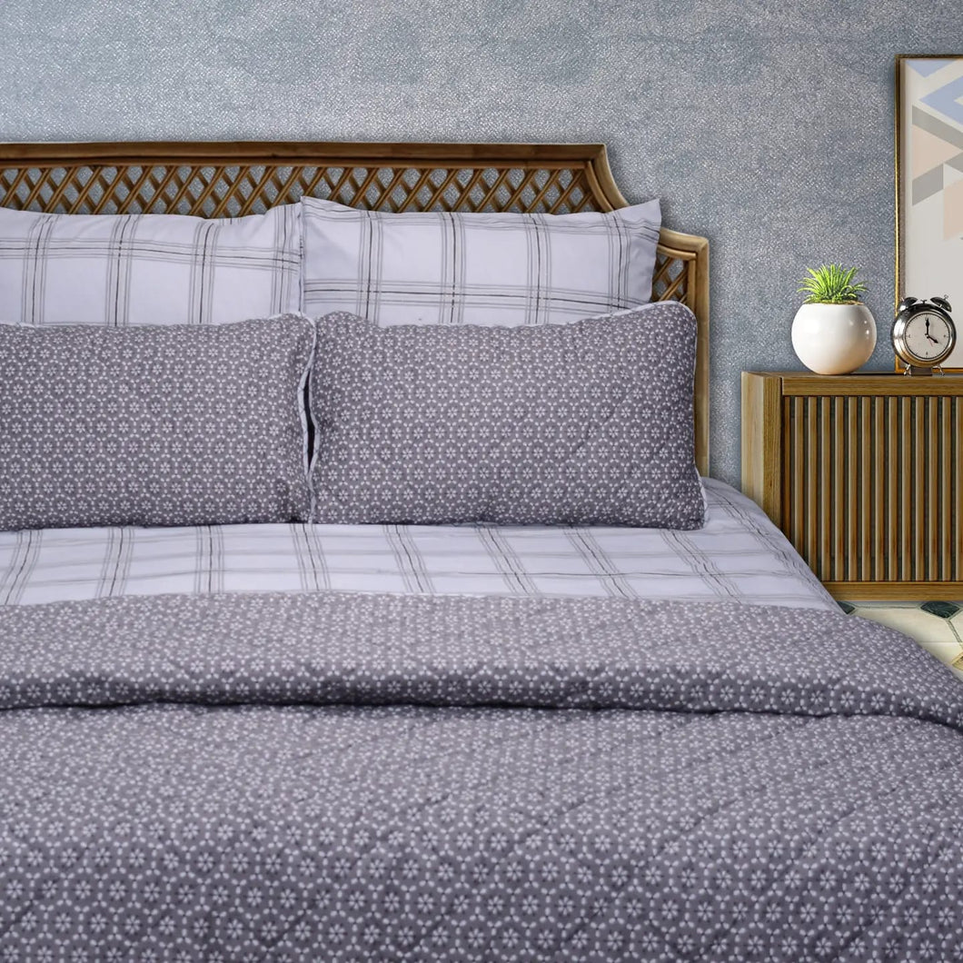 CS-14 6Pc Bedsheet-Comforter Set