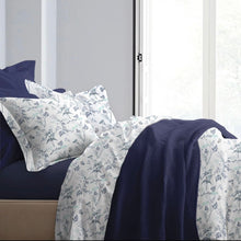 Load image into Gallery viewer, WBL-02  Blue Cotton Weave Throw
